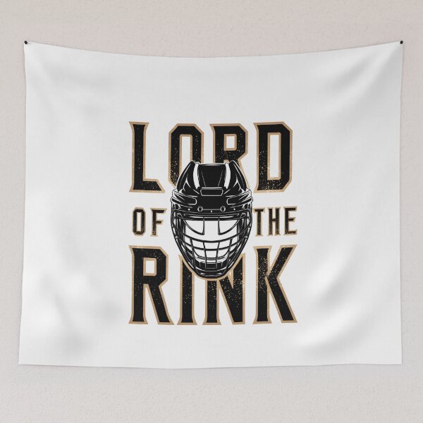 Item preview, Lord of the Rink - Hockey - Black and Gold - Funny designed and sold by Fenay Designs.