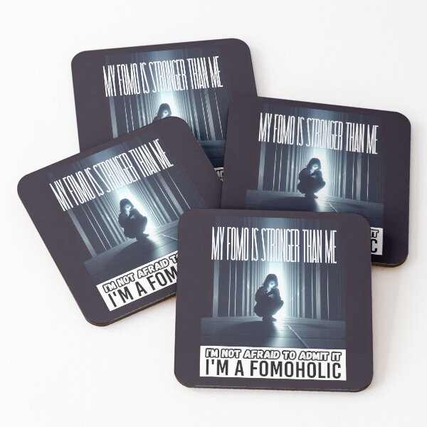 Item preview, My FOMO is Stronger Than Me - Urban Smartphone Vigilance in Black, White, and Gray 2 designed and sold by SplashTastic.