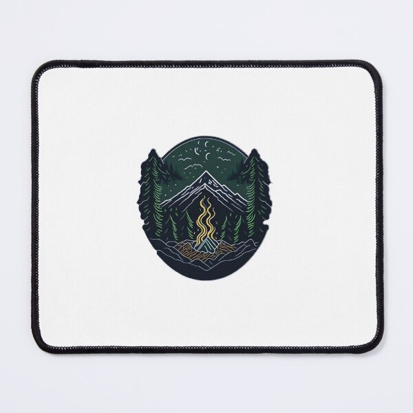 Item preview, Enchanted Evenings: Campfire Under Moonlit Peaks designed and sold by Daniel Haddad.