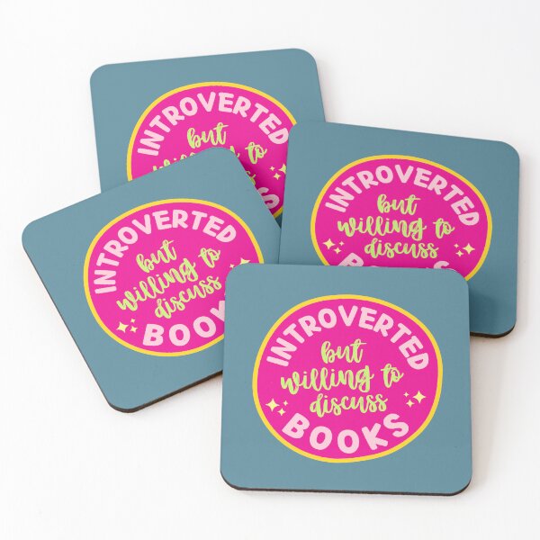 Item preview, Introverted but willing to discuss books designed and sold by Neadoodles.