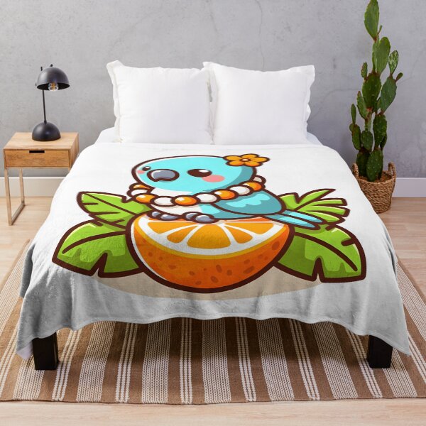 Item preview, Kawaii Parrot With Lei designed and sold by CanvasCutie.