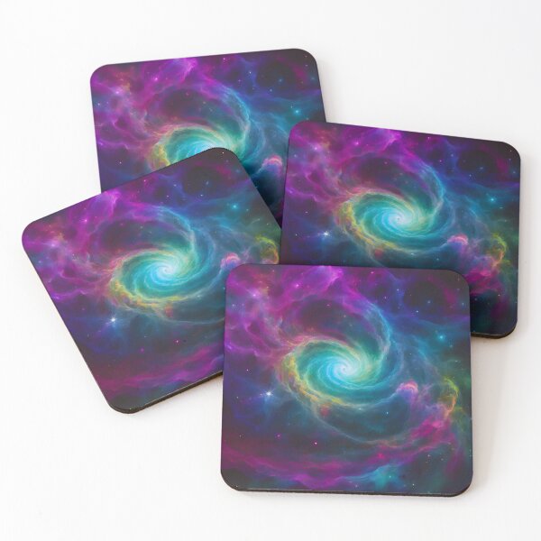 Item preview, Cosmic Dance Celestial Bodies Art | Surreal Space Scene designed and sold by colorvisionart.