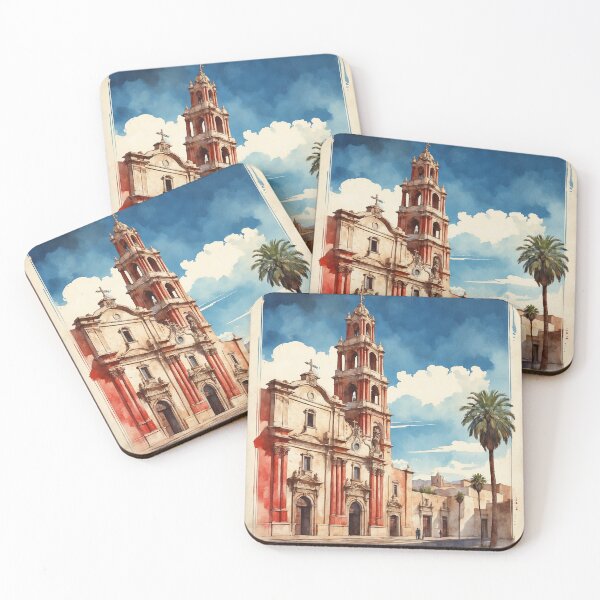 Item preview, Aquismon San Luis Potosi Magic Town Vintage Watercolor Travel Tourism Poster  designed and sold by TravelersGems.