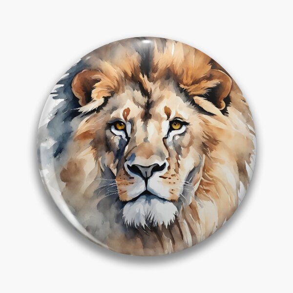 Item preview, Lion Watercolor Art Style designed and sold by LDJBlank.