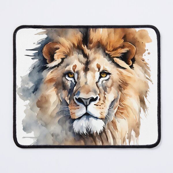 Item preview, Lion Watercolor Art Style designed and sold by LDJBlank.