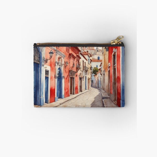 Item preview, Atlixco Puebla Magic Town Vintage Watercolor Travel Tourism Poster  designed and sold by TravelersGems.