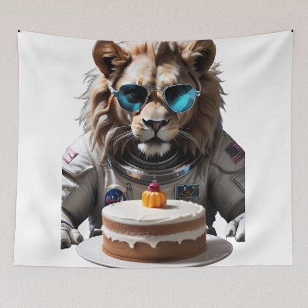 Item preview, Hungry Space Lion designed and sold by Sidney Graf.