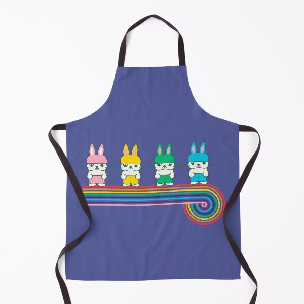 Item preview, Rainbow cute kawaii baby bunnies designed and sold by Webstudio 2Amigos.