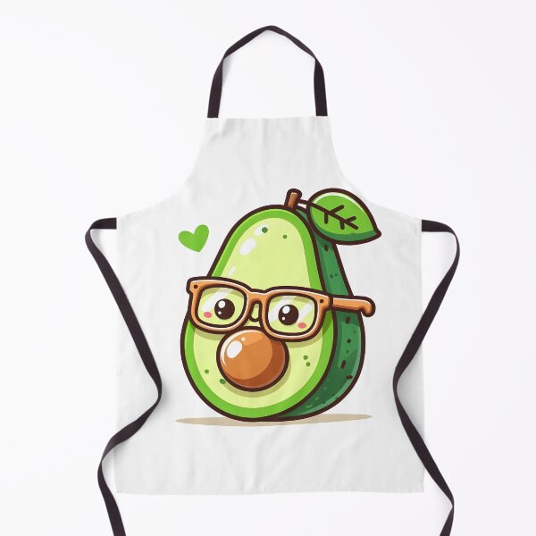 Item preview, Kawaii Avocado With Glasses designed and sold by CanvasCutie.