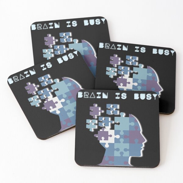 Item preview, Sorry, my brain is busy - blue designed and sold by Endless Projects.