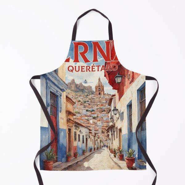 Item preview, Bernal Queretaro Magic Town Vintage Watercolor Travel Tourism Poster designed and sold by TravelersGems.