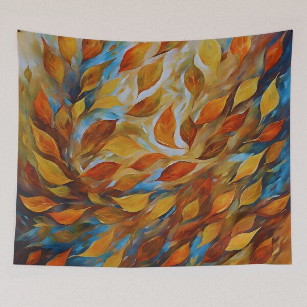 Item preview, Rustling Leaves Art Print | Tranquil Forest Scene designed and sold by colorvisionart.