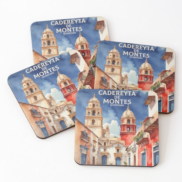 Item preview, Cadereyta de Montes Queretaro Magic Town Vintage Watercolor Travel Tourism Poster  designed and sold by TravelersGems.
