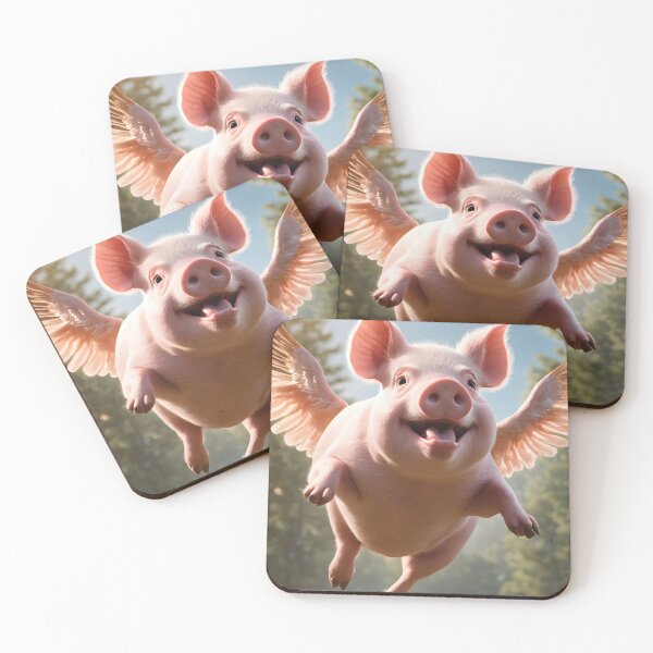 Item preview, Pigs Might Fly designed and sold by Geek-Girl-Art.