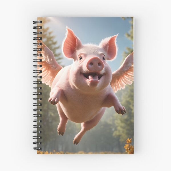 Item preview, Pigs Might Fly designed and sold by Geek-Girl-Art.