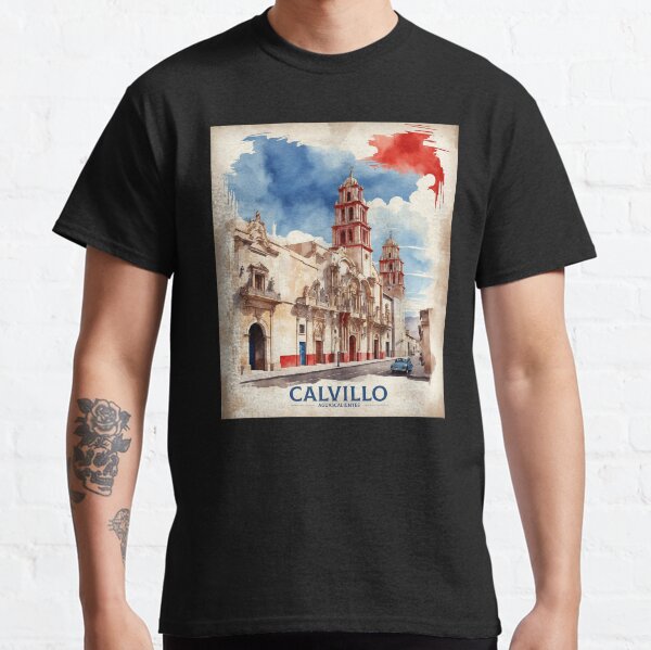 Item preview, Calvillo Aguascalientes Magic Town Vintage Watercolor Travel Tourism Poster  designed and sold by TravelersGems.
