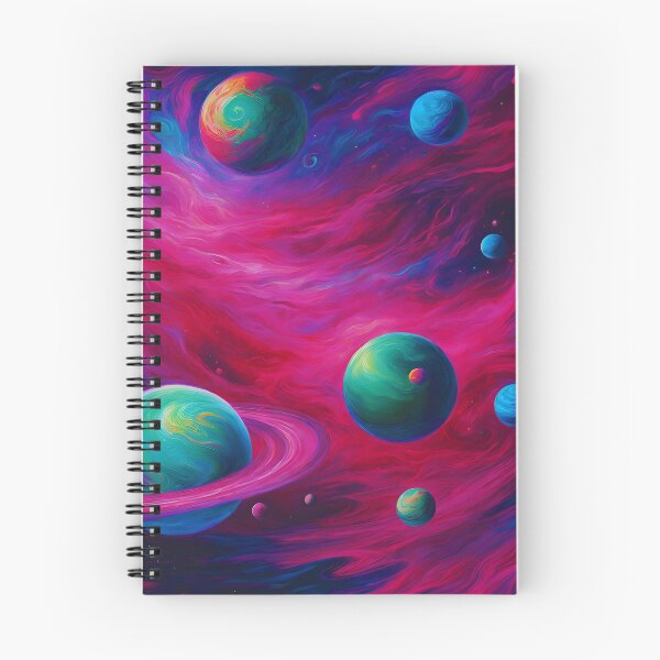 Item preview, Cosmic Dance Celestial Bodies Art | Surreal Space Scene designed and sold by colorvisionart.
