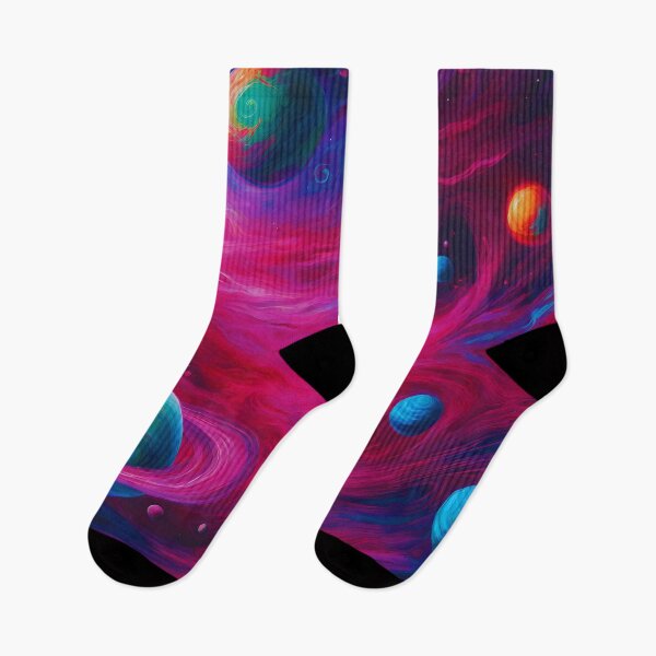 Item preview, Cosmic Dance Celestial Bodies Art | Surreal Space Scene designed and sold by colorvisionart.