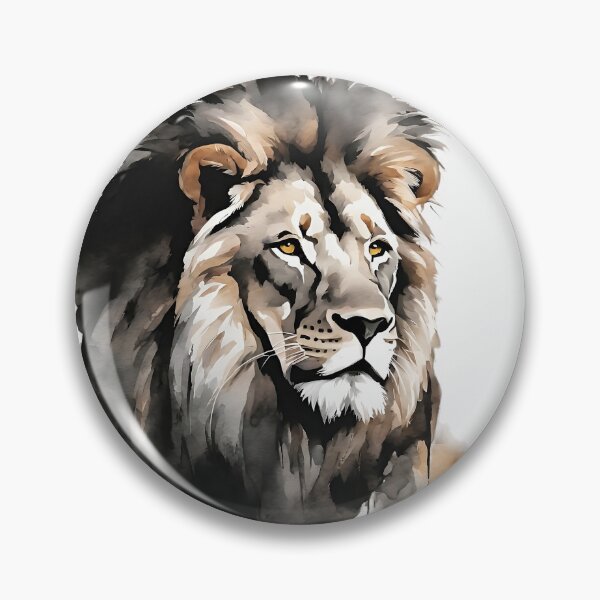 Item preview, Lion Watercolor Art Style designed and sold by LDJBlank.