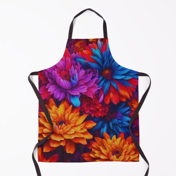 Item preview, Floral Explosion Art | Vibrant Colorful Flowers designed and sold by colorvisionart.