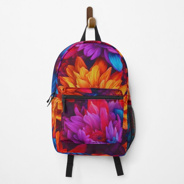 Item preview, Floral Explosion Art | Vibrant Colorful Flowers designed and sold by colorvisionart.