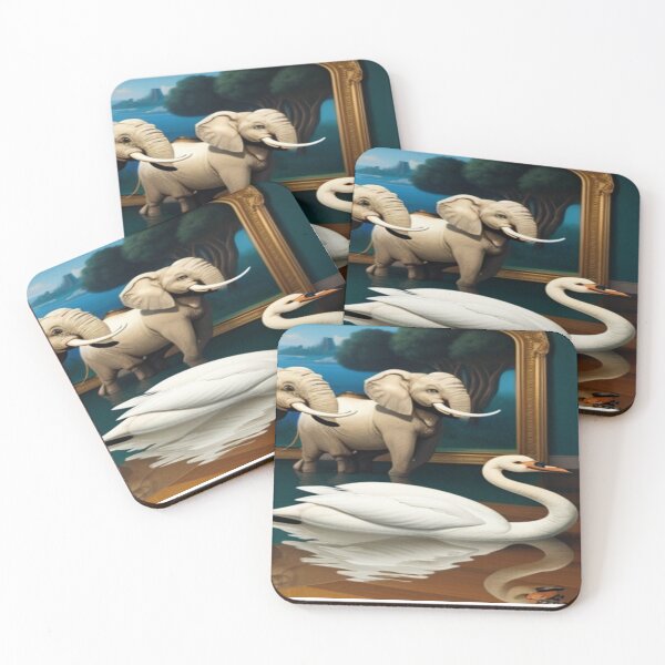 Item preview, Salvador Dali ,Surreal,Symbolic,Bizarre,swans, designed and sold by artflare.