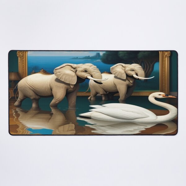 Item preview, Salvador Dali ,Surreal,Symbolic,Bizarre,swans, designed and sold by artflare.