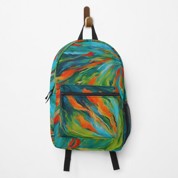 Item preview, Tropical Paradise Flower Art | Vibrant Floral Whirlwind Print designed and sold by colorvisionart.