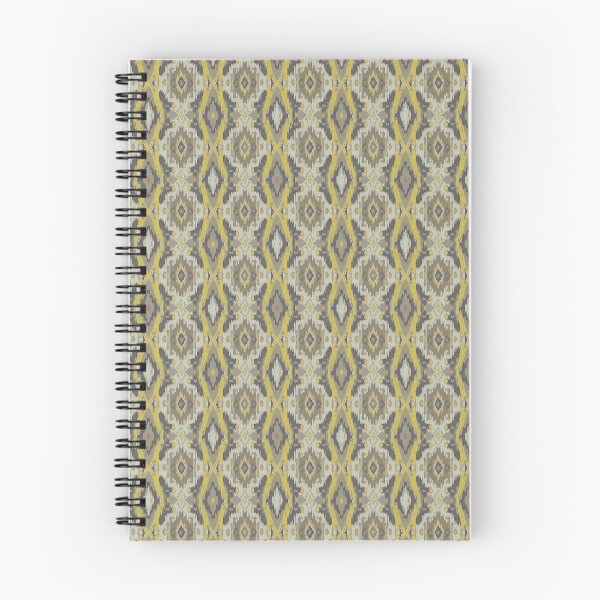 Item preview, Ikat style pattern yellow designed and sold by Alessandro Remo Mazzoni Remotextiles.