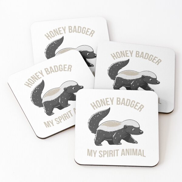 Item preview, Cute Honey Badger is My Spirit Animal designed and sold by carodel.