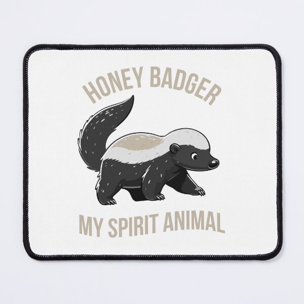 Item preview, Cute Honey Badger is My Spirit Animal designed and sold by carodel.