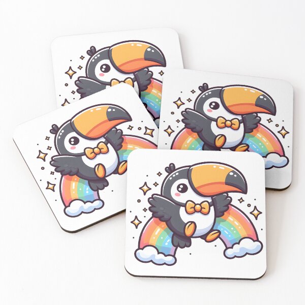 Item preview, Kawaii Toucan With Bow Tie designed and sold by CanvasCutie.