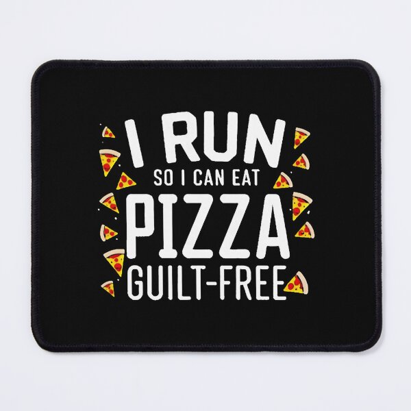 Item preview, I Run So I Can Eat Pizza Guilt-Free Runner Joke designed and sold by DomTeesHaven.