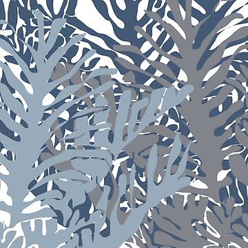 Artwork thumbnail, Palms 1 in Blue by naomicrain