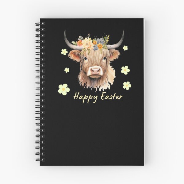 Item preview, Happy Easter Scottish Highland Cow designed and sold by Arinassart.