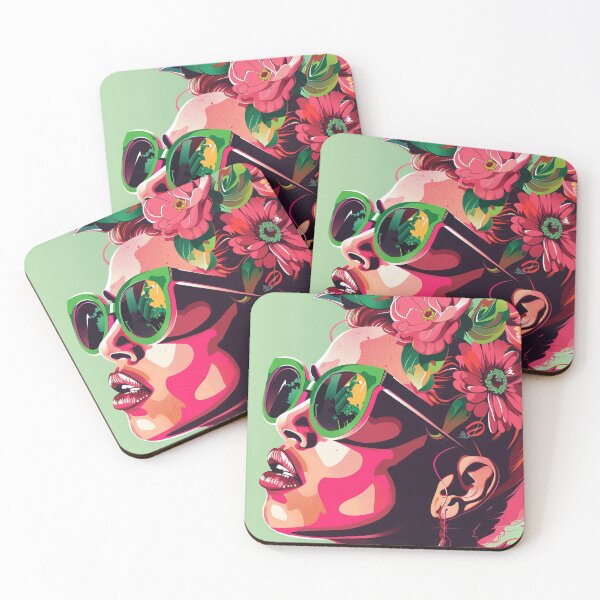 Item preview, Badass Botanical Babe's Fierce Facade designed and sold by Retro Type.