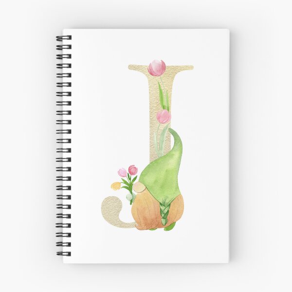 Item preview, Watercolor Spring letter J designed and sold by tapilipa.