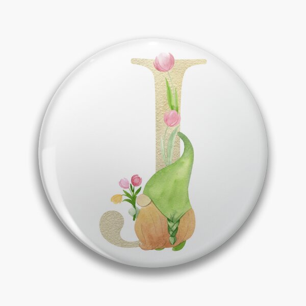 Item preview, Watercolor Spring letter J designed and sold by tapilipa.