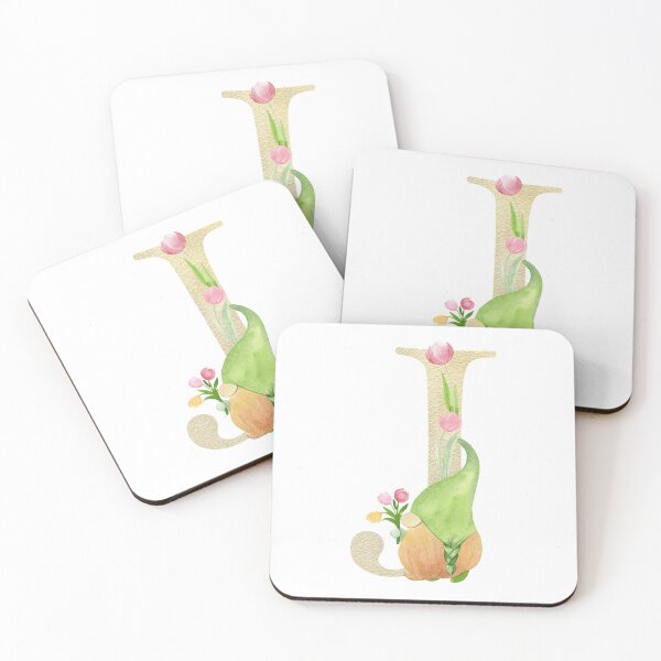 Item preview, Watercolor Spring letter J designed and sold by tapilipa.