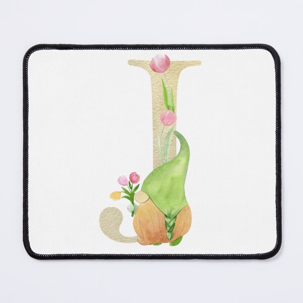 Item preview, Watercolor Spring letter J designed and sold by tapilipa.