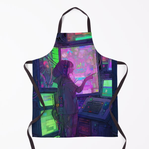 Item preview, Cyberpunk computer room- Futuristic designed and sold by octoboobs.