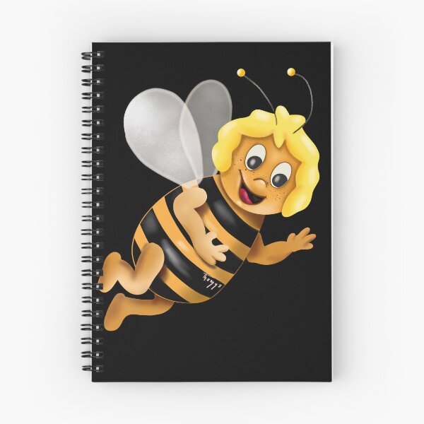 Item preview, The Maya bee - Black background designed and sold by Themys24.
