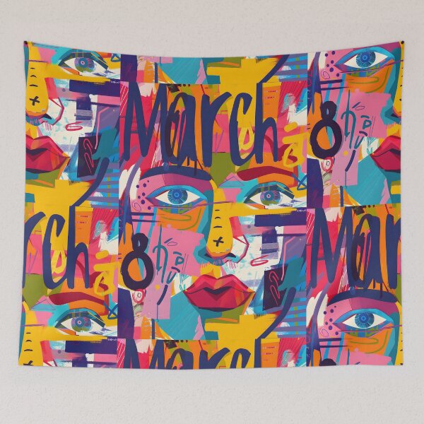 Item preview, International Women's Day Graffiti Goddess- Urban Empowerment in Abstract Art designed and sold by OlfactoART Studio.