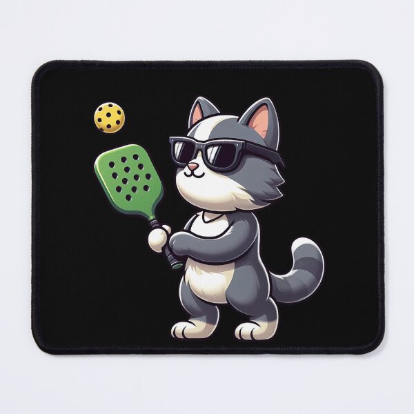 Item preview, Pickleball Player Cat Lover Funny Pickleball Men Women Kids designed and sold by BlueBerry-Pengu.