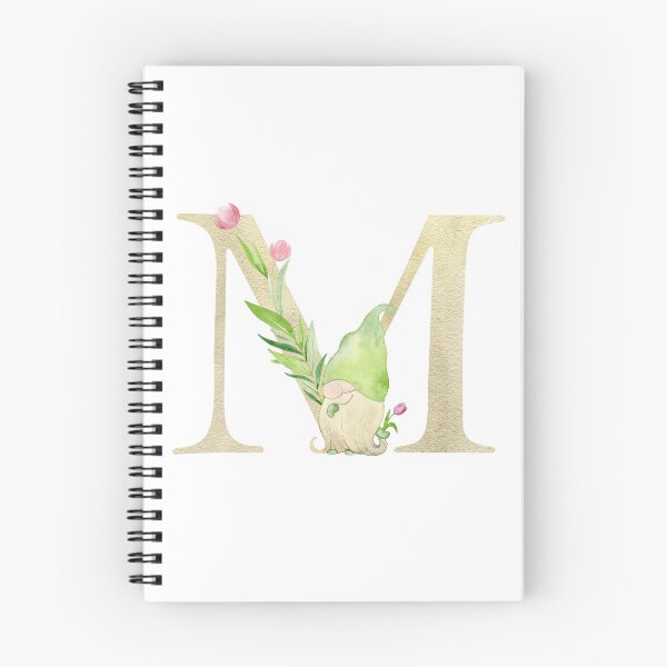 Item preview, Watercolor Spring letter M designed and sold by tapilipa.