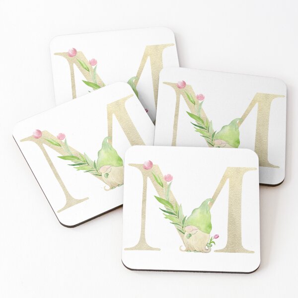 Item preview, Watercolor Spring letter M designed and sold by tapilipa.