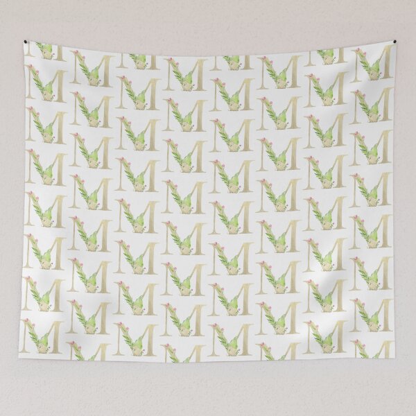 Item preview, Watercolor Spring letter M designed and sold by tapilipa.