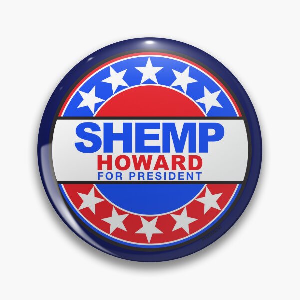 Item preview, SHEMP HOWARD For President - THREE STOOGES designed and sold by phigment-art.