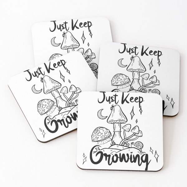 Item preview, Simplemente sigue cultivando diseño de hongos y caracoles designed and sold by UB Draws.