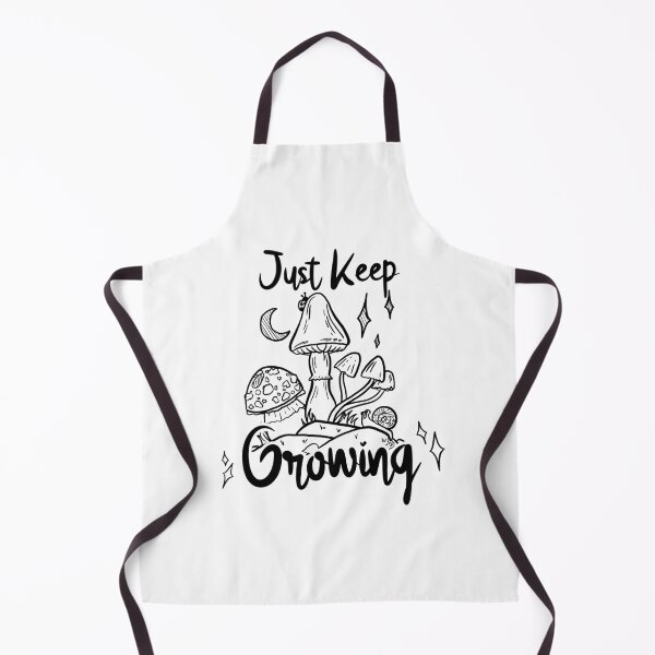 Item preview, Just Keep Growing Mushroom and Snail Design designed and sold by UB Draws.